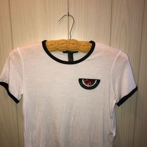 ~Forever 21 crop top with sequin watermelon~